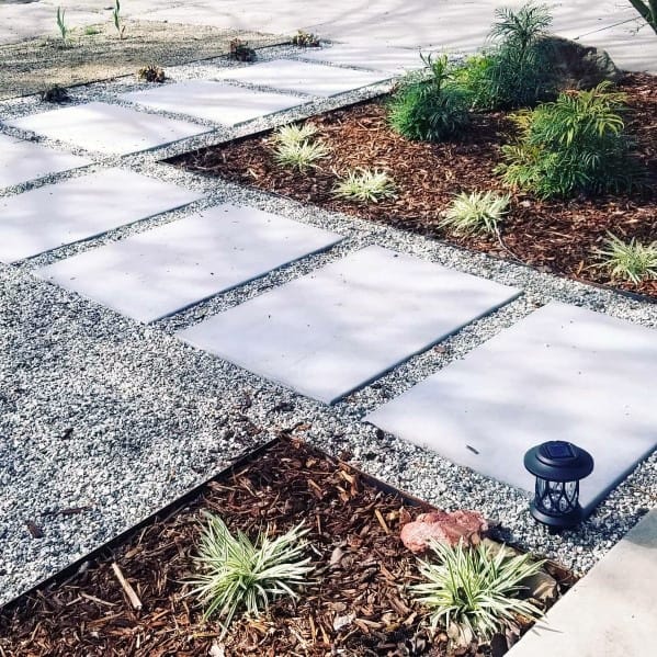 Gravel With Stepping Stones Landscaping Ideas