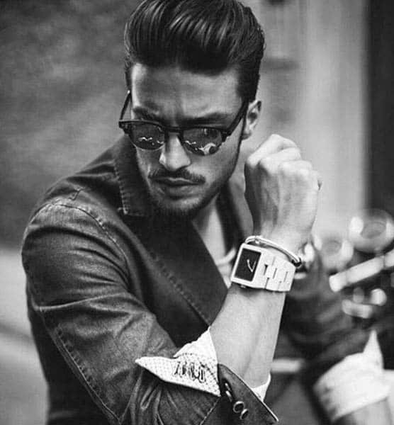 Greaser Male Rockabilly Style Hair Pompadour