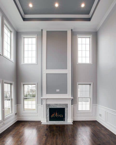 Great Room Impressive Trey Ceiling Ideas