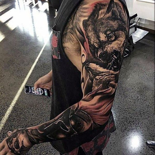 Greatest Tattoo On Men Full Arm Sleeve