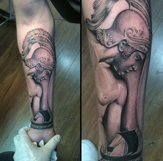 Greek Men's Tattoo Forearms
