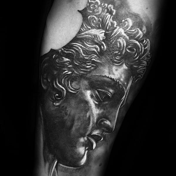 Greek Perseus Tattoo Designs For Guys On Arm