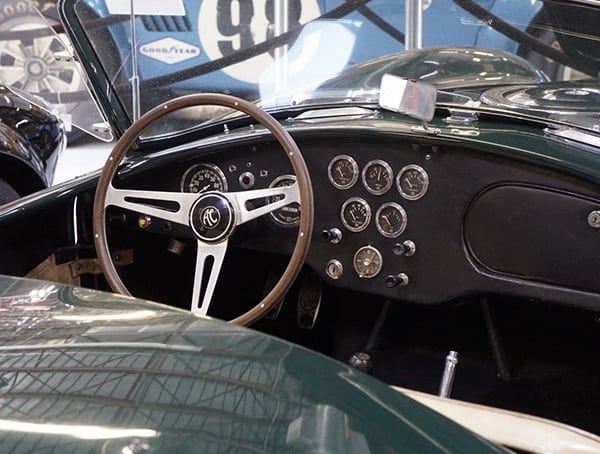 Green Shelby Cobra With Black Interior