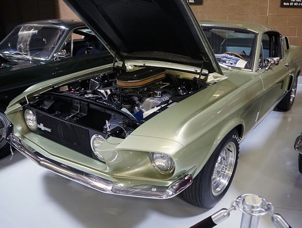 Green Shelby Mustang