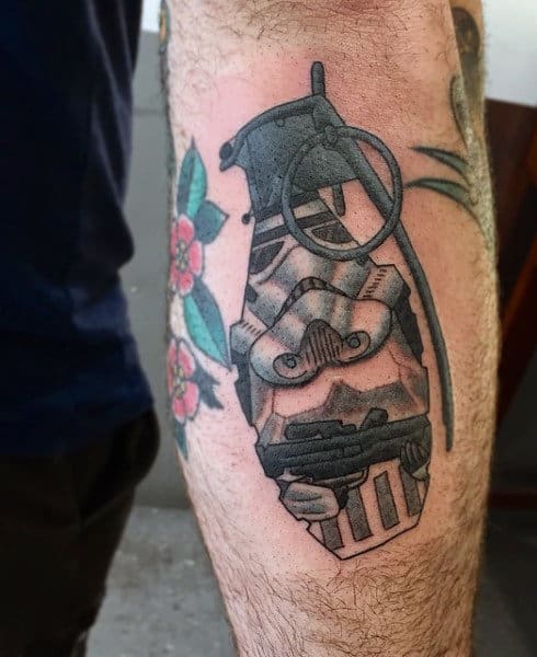 Grenade Star Wars Tattoo For Guys