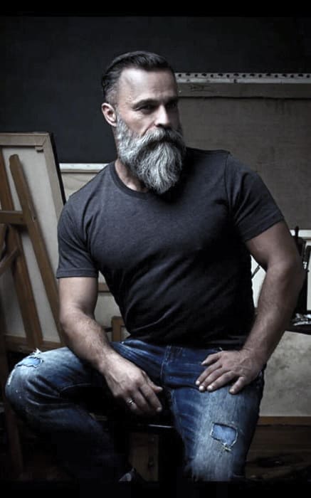 Grey Beard Styles Men
