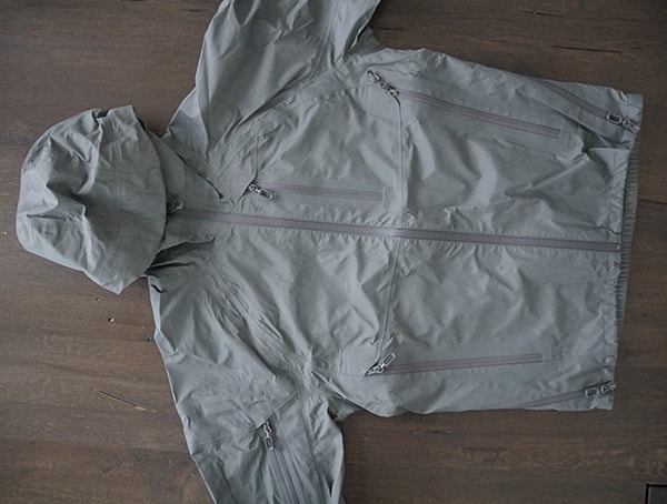 Grey Beyond Clothing Mens K6 Arx Rain Jacket Front