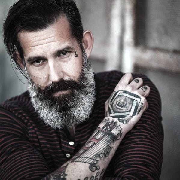Grey Male Beard Style Ideas