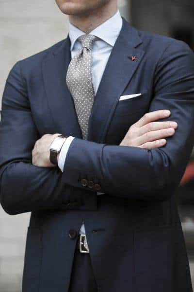 Grey Tie With Light Blue Dress Shirt Guys Navy Blue Suit Style Designs