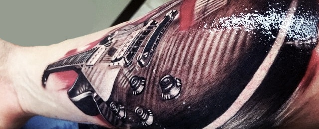 Guitar Tattoos For Men