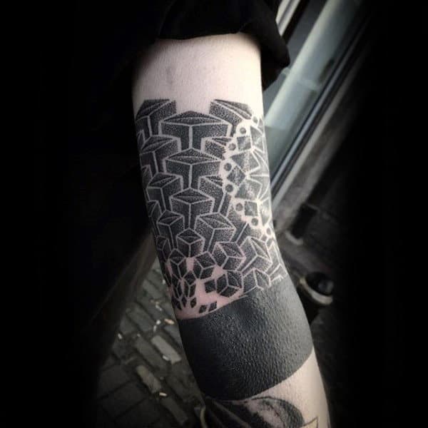 Guy Arms Pattern Tattoo