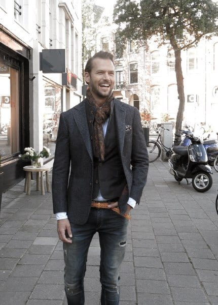 Guy With Cool Fall Outfits Clothing Style