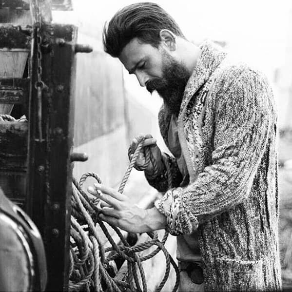 Guy With Nice Dapper Beard Design