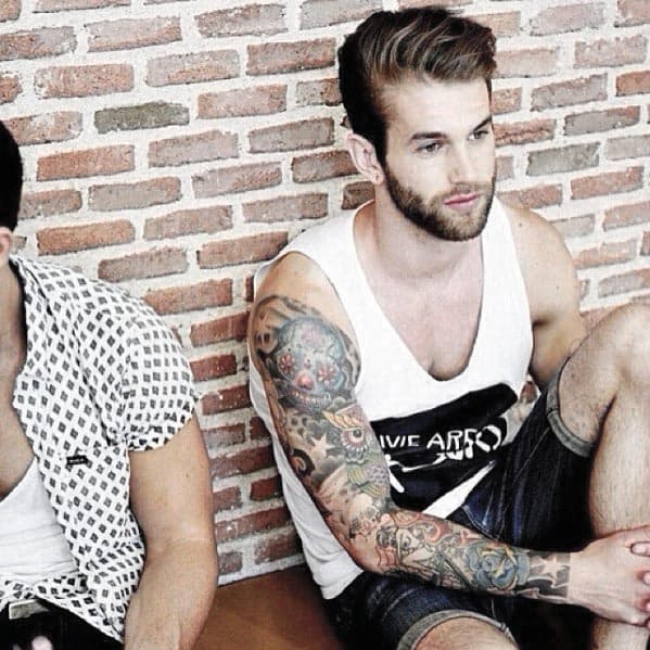 Guy With Short Dapper Beard Design