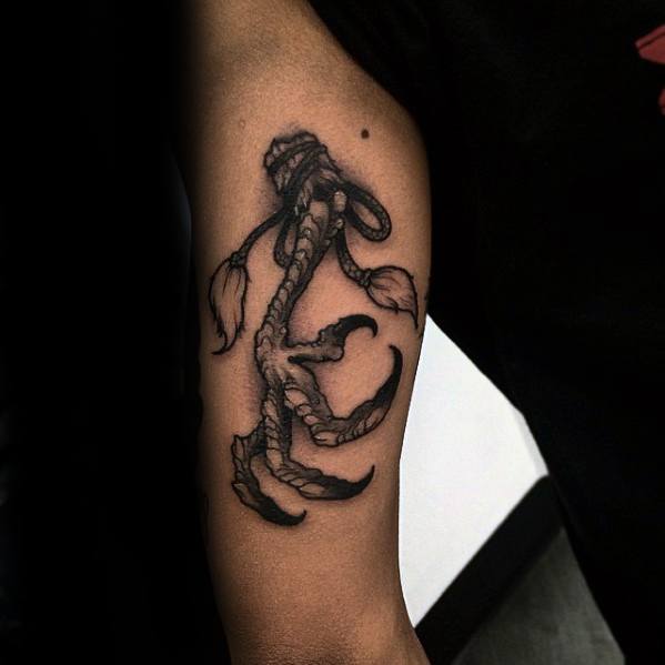 Guy With Talon Tattoo Design