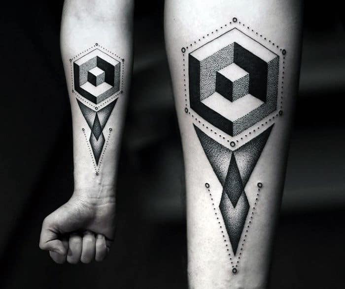 Guys Abstract Tattoo Design