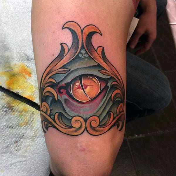 Guys Arms Illuminati Tattoo
