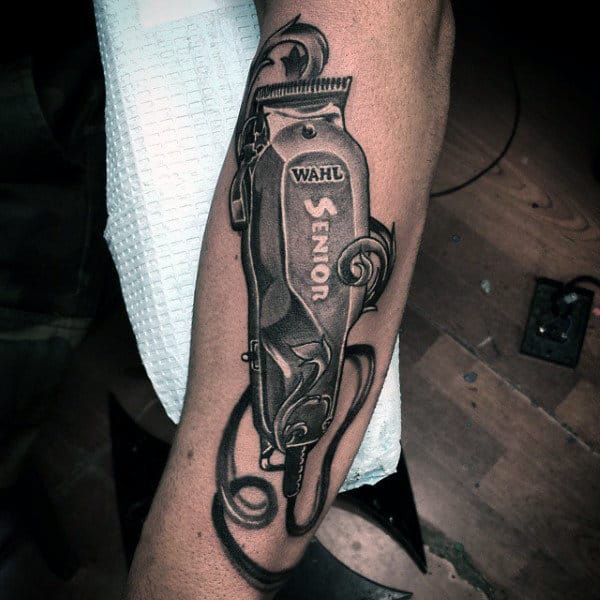Guys Barber Clipper Tattoos