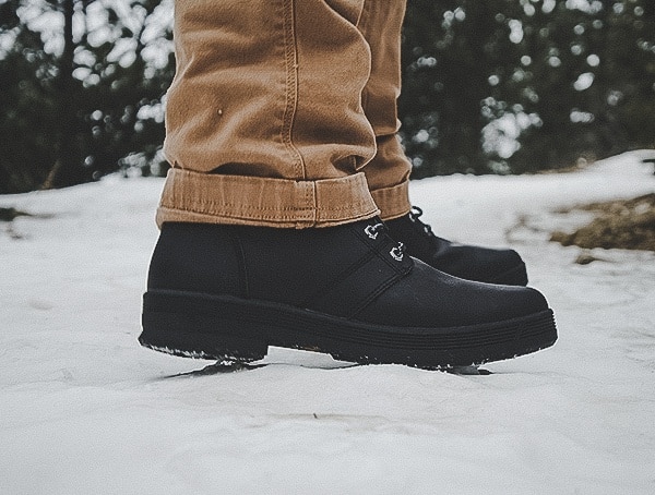 Guys Boots Kodiak Rhode Ii Arctic Grip Walking Through Snow Review