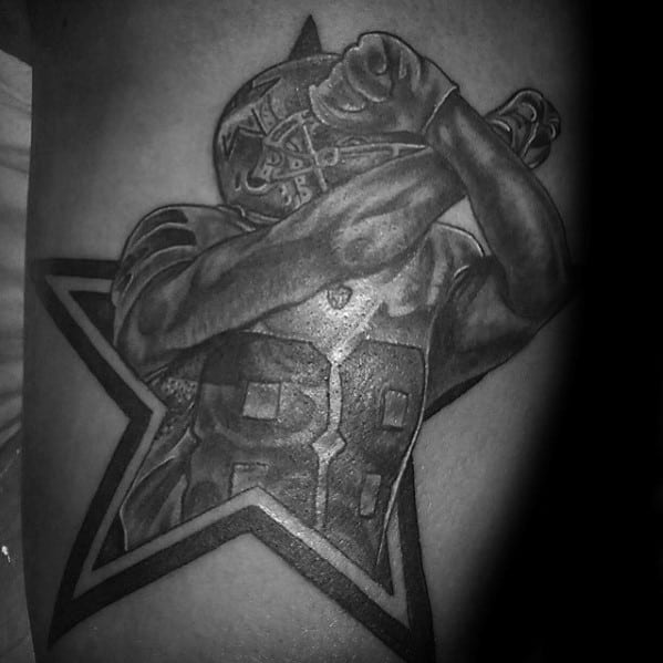 Guys Dallas Cowboys Football Player Nfl Arm Tattoo Designs
