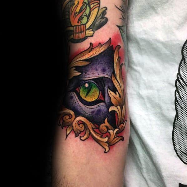Guys Ditch Tattoo All Seeing Eye 3d Design Idea Inspiration