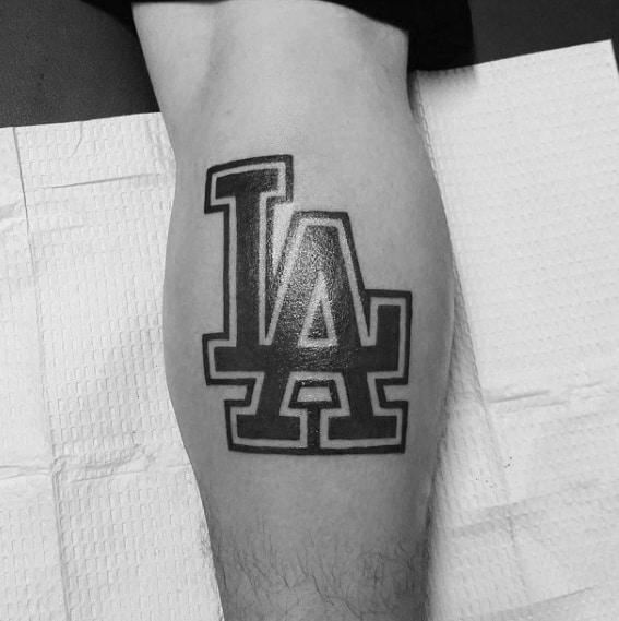 Guys Dodgers Tattoo Deisgns