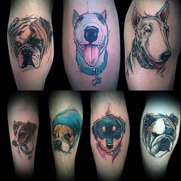 Guys Dog Tattoo Inspiration And Ideas