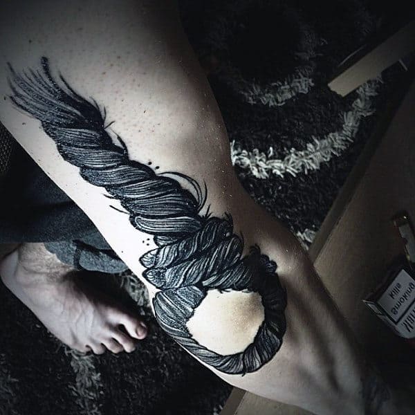 Guys Elbow Tattoos Designs Twisted Rope