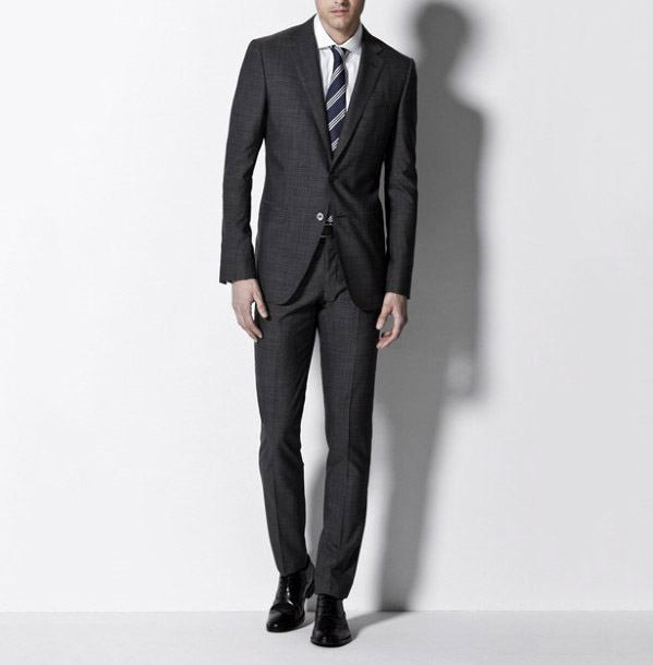 Guys Fashion Ideas Charcoal Grey Suit Black Shoes Styles