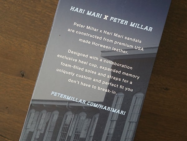 Guys Flip Flops Hari Mari Peter Millar Box