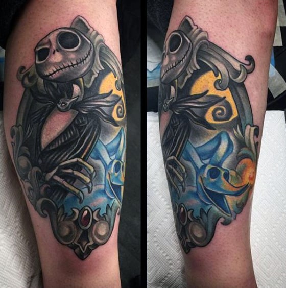 Guys Forearm Scary Halloween Tattoo Designs