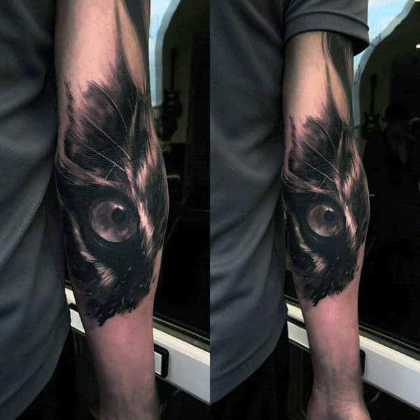 Guys Forearms Clear Eyes Tattoo