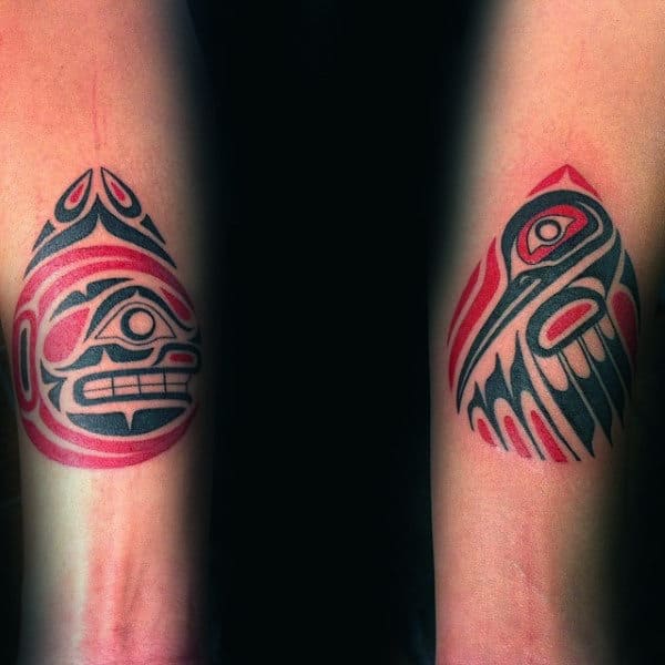 Guys Forearms Fabulous Haida Tattoo