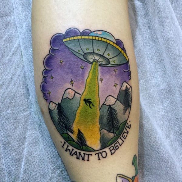 Guys Forearms Inspirational Ufo Tattoo