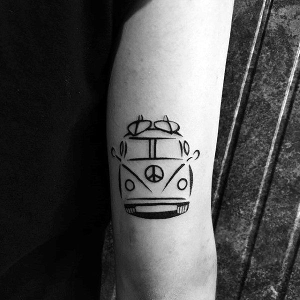 Guys Forearms Surf Tattoo