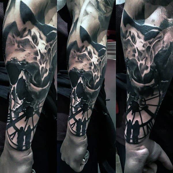 Guys Forearms Wonderful Grey Manly Tattoo