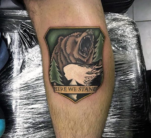 Guys Game Of Thrones Leg Tattoos Ideas