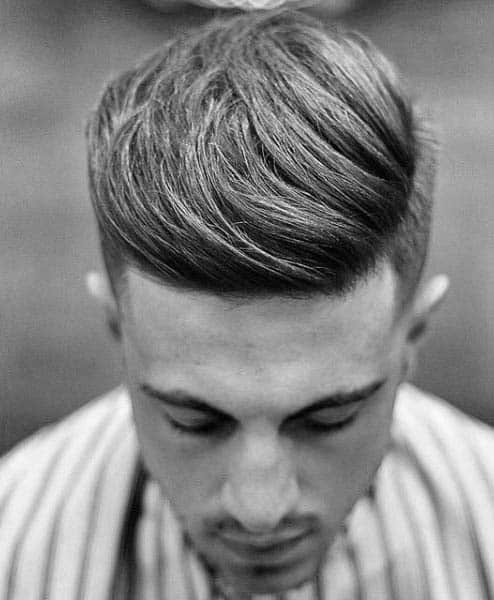 Guys Haircuts For Medium Length Wavy Hair Pompadour