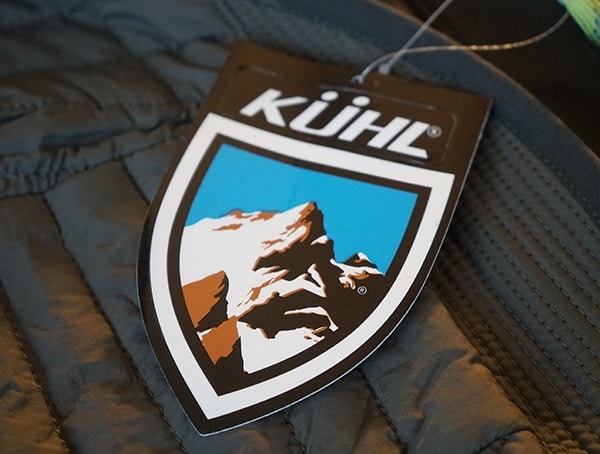 Guys Kuhl Wildkard Hybrid Jacket Sticker Tag
