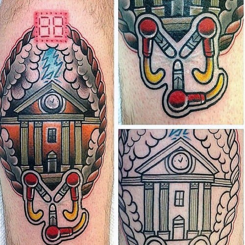 Guys Leg Calf Back To The Future Design Ideas