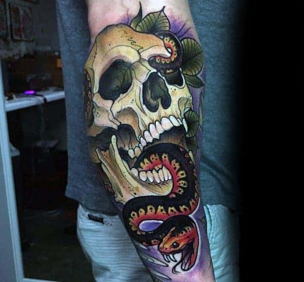 guys-neo-traditional-snake-tattoo-design-ideas