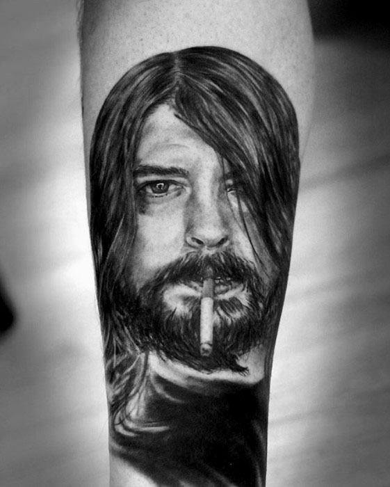 Guys Nirvana Tattoo Design Ideas