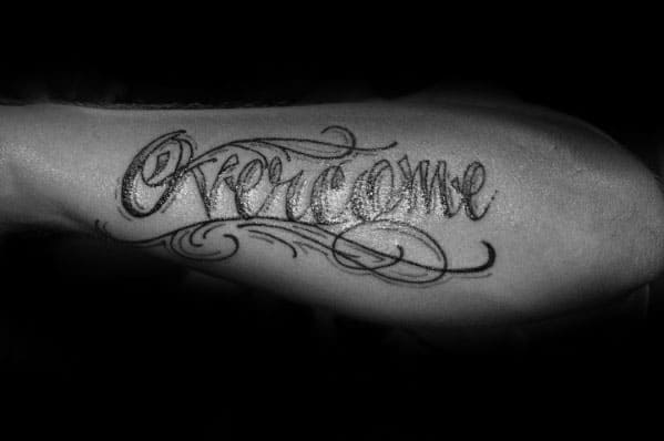 Guys Overcome Tattoo Design Ideas On Outer Forearm