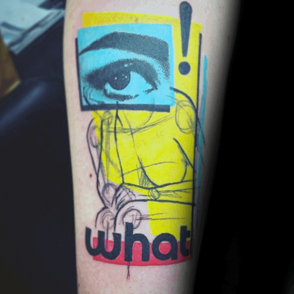 Guys Pop Art What Arm Tattoos