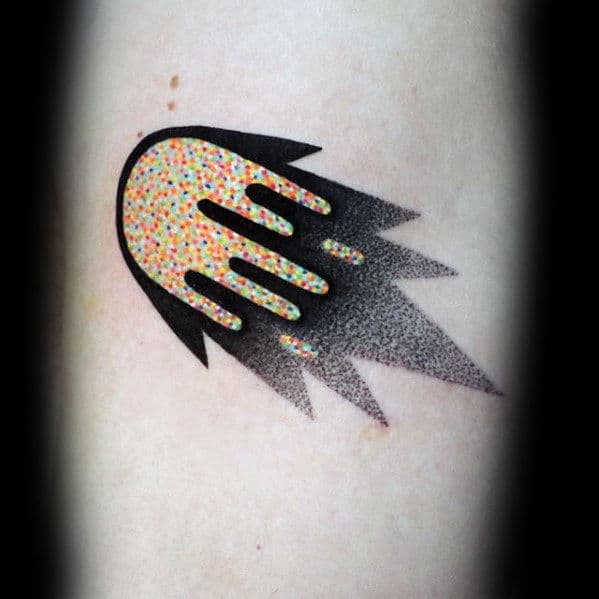 Guys Retro Badass Hand Colorful Small Arm Tattoo Designs