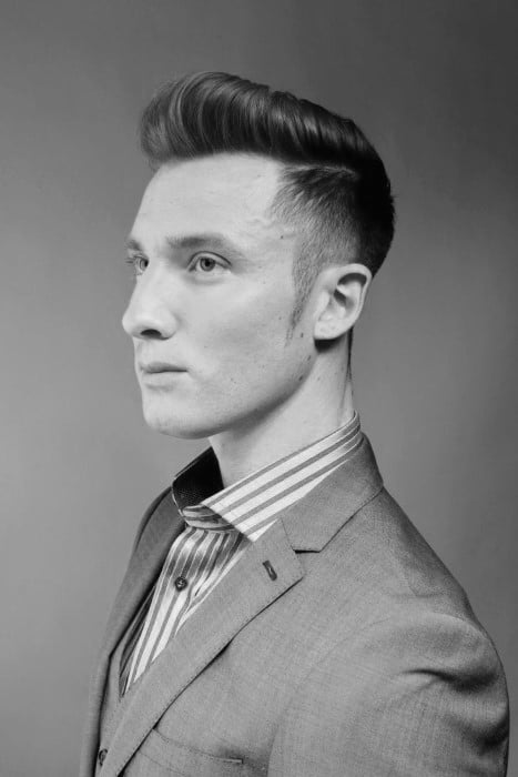 Guys Short Hair Quiff Professional