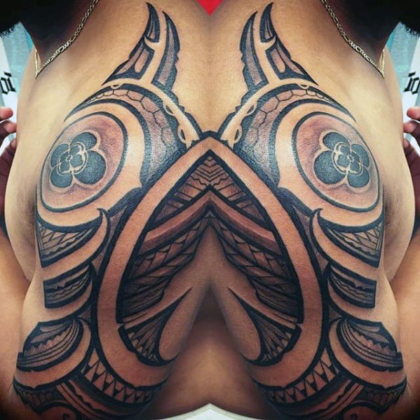 Guys Sick Polynesian Tribal Tattoo Ideas