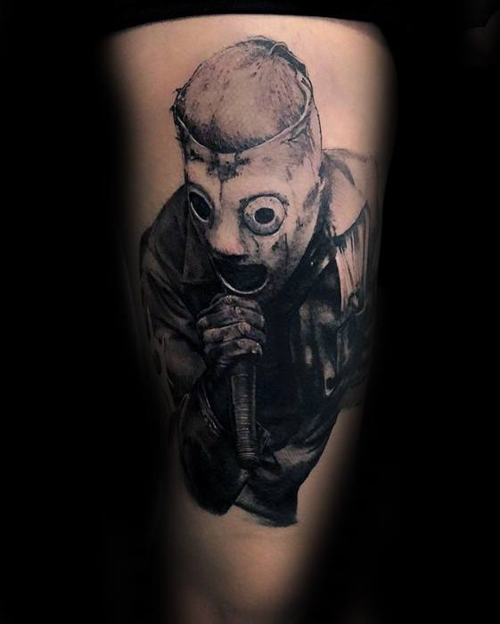 Guys Slipknot Tattoo Designs