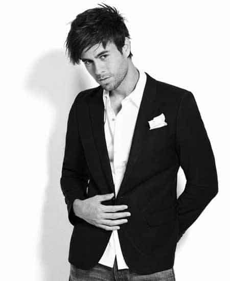 Guys Straight Thick Hair Messy Style