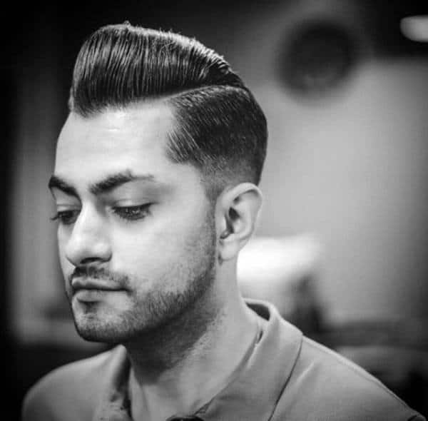 Guys Taper Fade Haircuts Pompadour